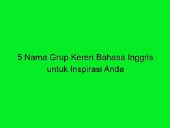 Nama Grup Dalam Bahasa Latin